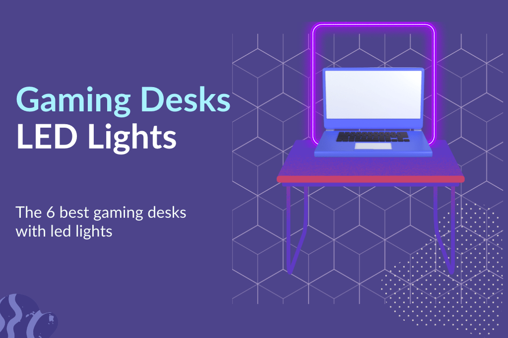 gaming desks with led lights